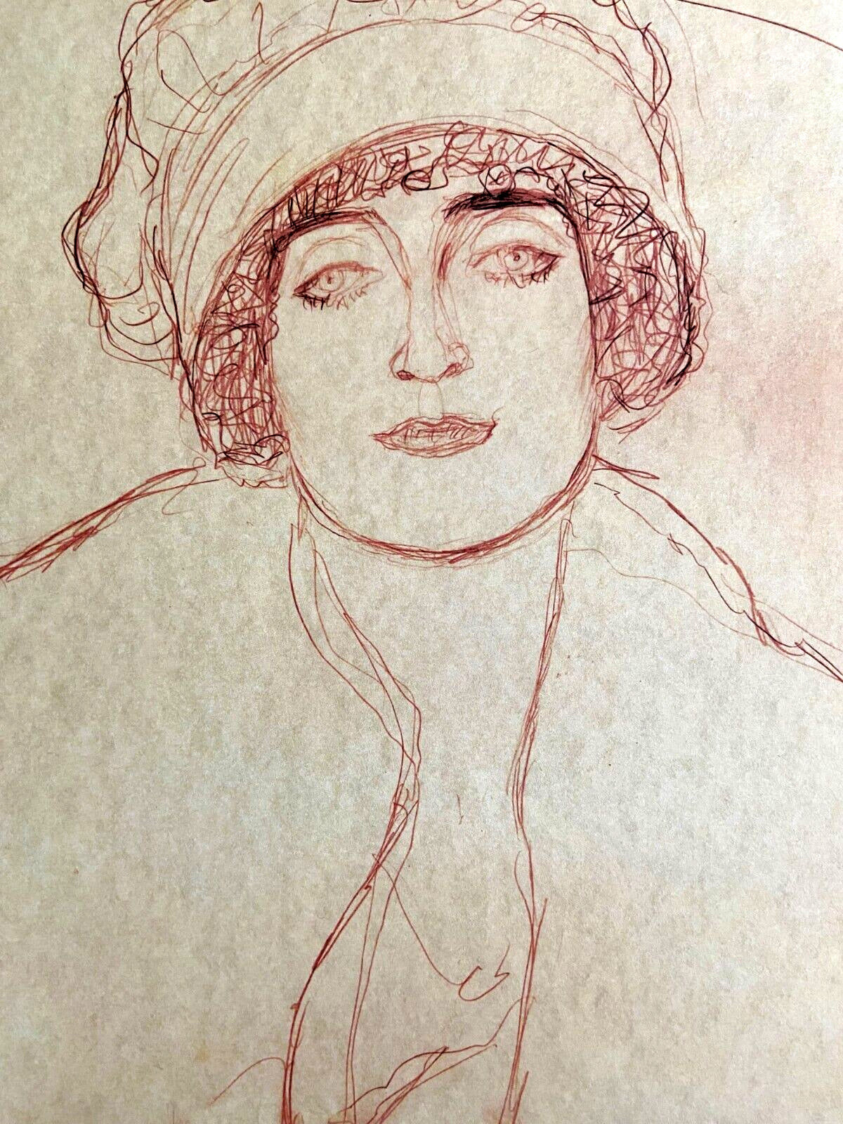 Gustav Klimt Lithograph Certified Signed