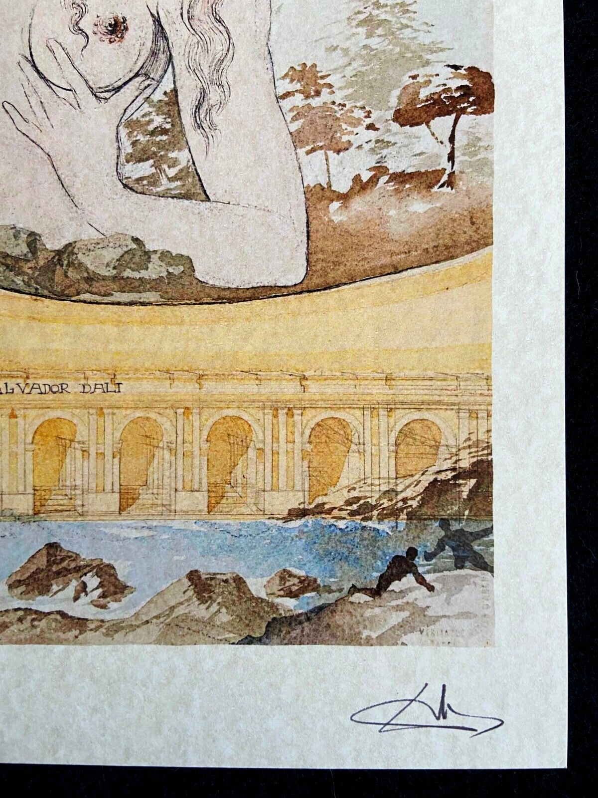 Salvador Dal, Lithograph Hand