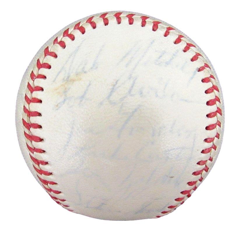 1950'S Cleveland Indians Team Autographed (23