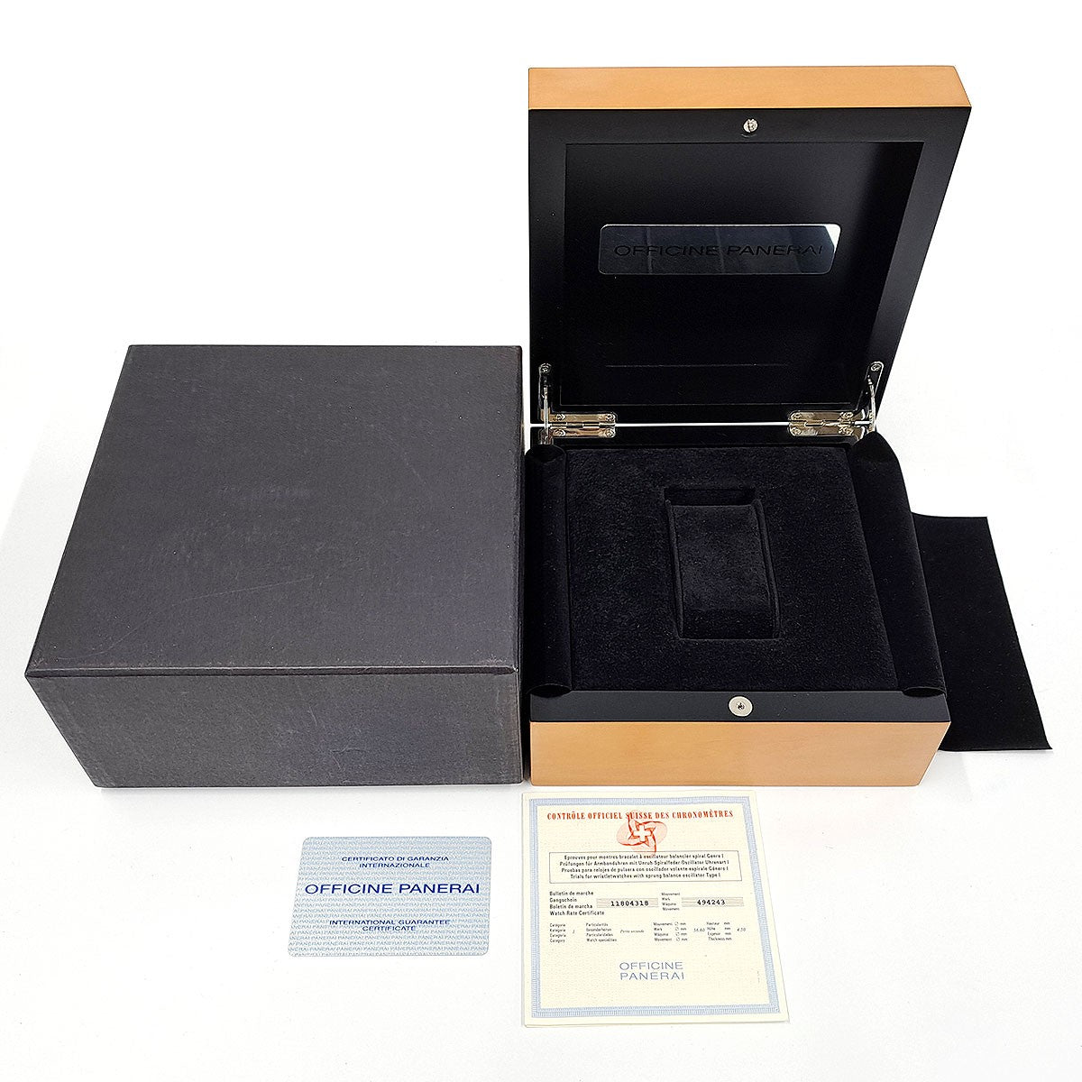 Panerai Radiomir Black Seal Overhauled Pam00183 Black Men'S Used Watch #52020