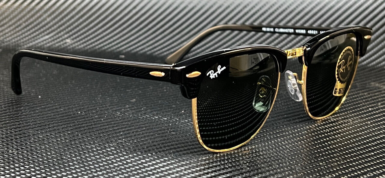Ray Ban Rb3016F W0365 Black On Arista Square 55