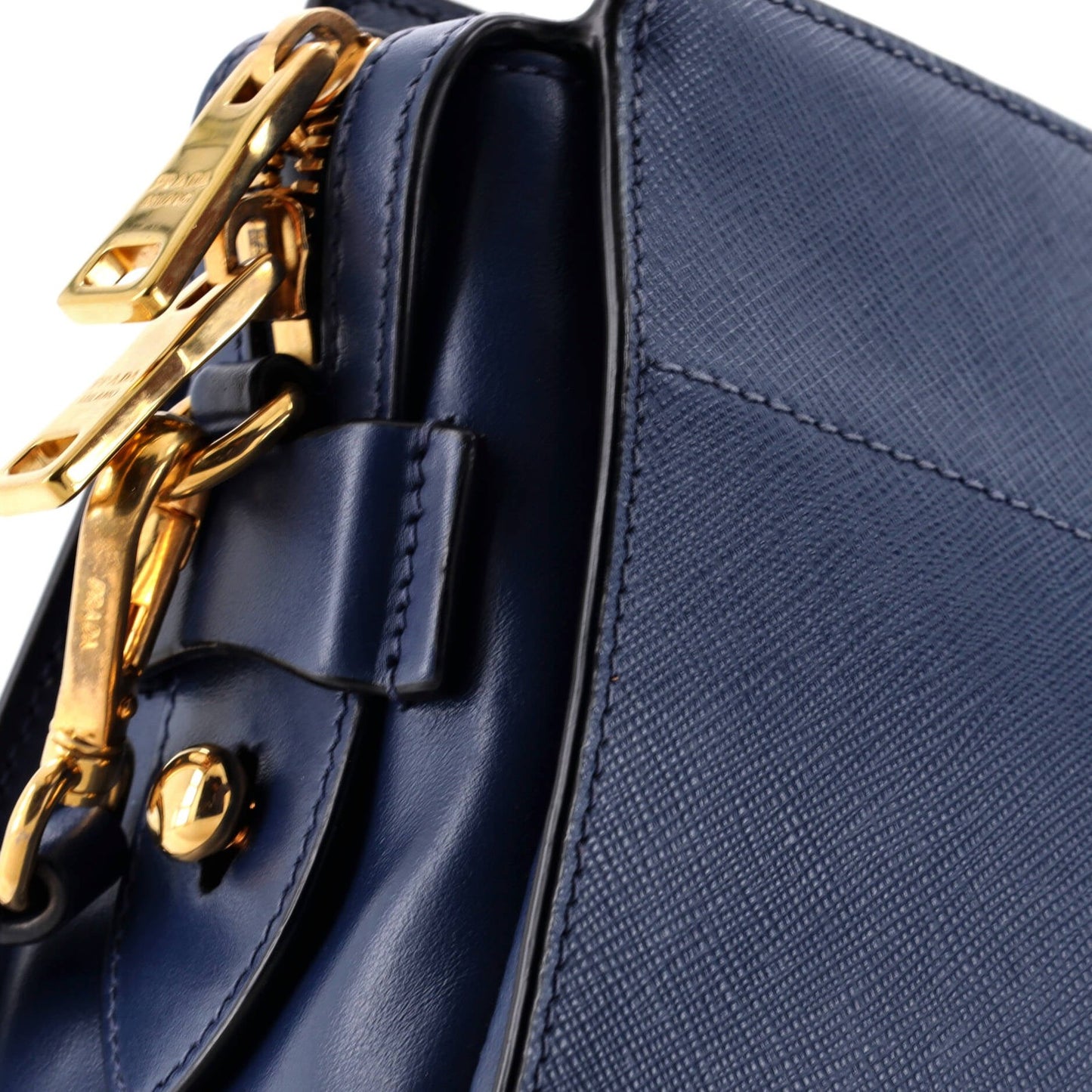 Prada Esplanade Crossbody Bag Saffiano With City Calf Small