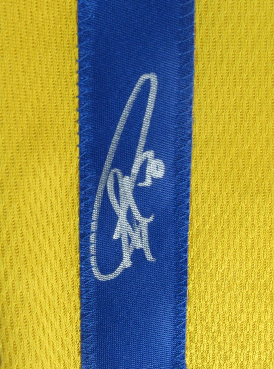 Stephen Curry Signed/Auto Gold Custom Basketball