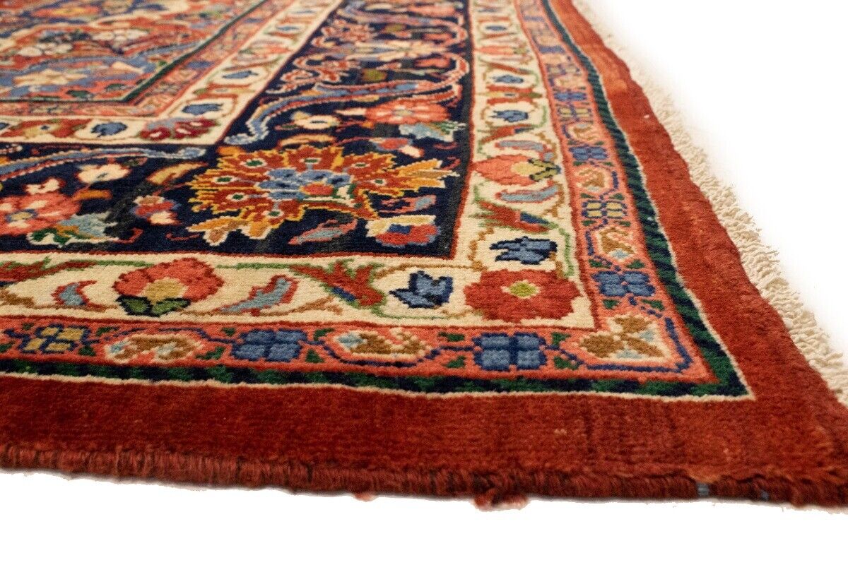 10'0X13'6 Ft Semi-Antique Traditional Handmade
