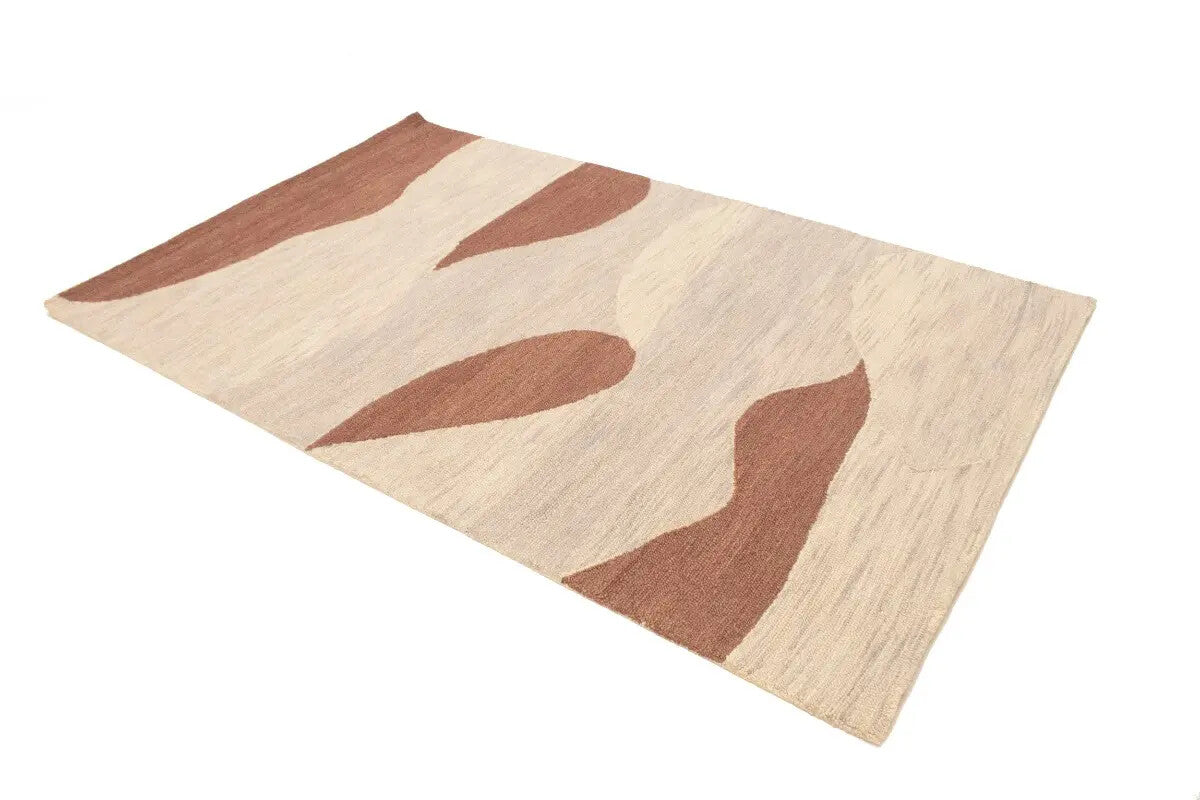Rare Abstract Style Hand-Tufted Rug Foyer Size