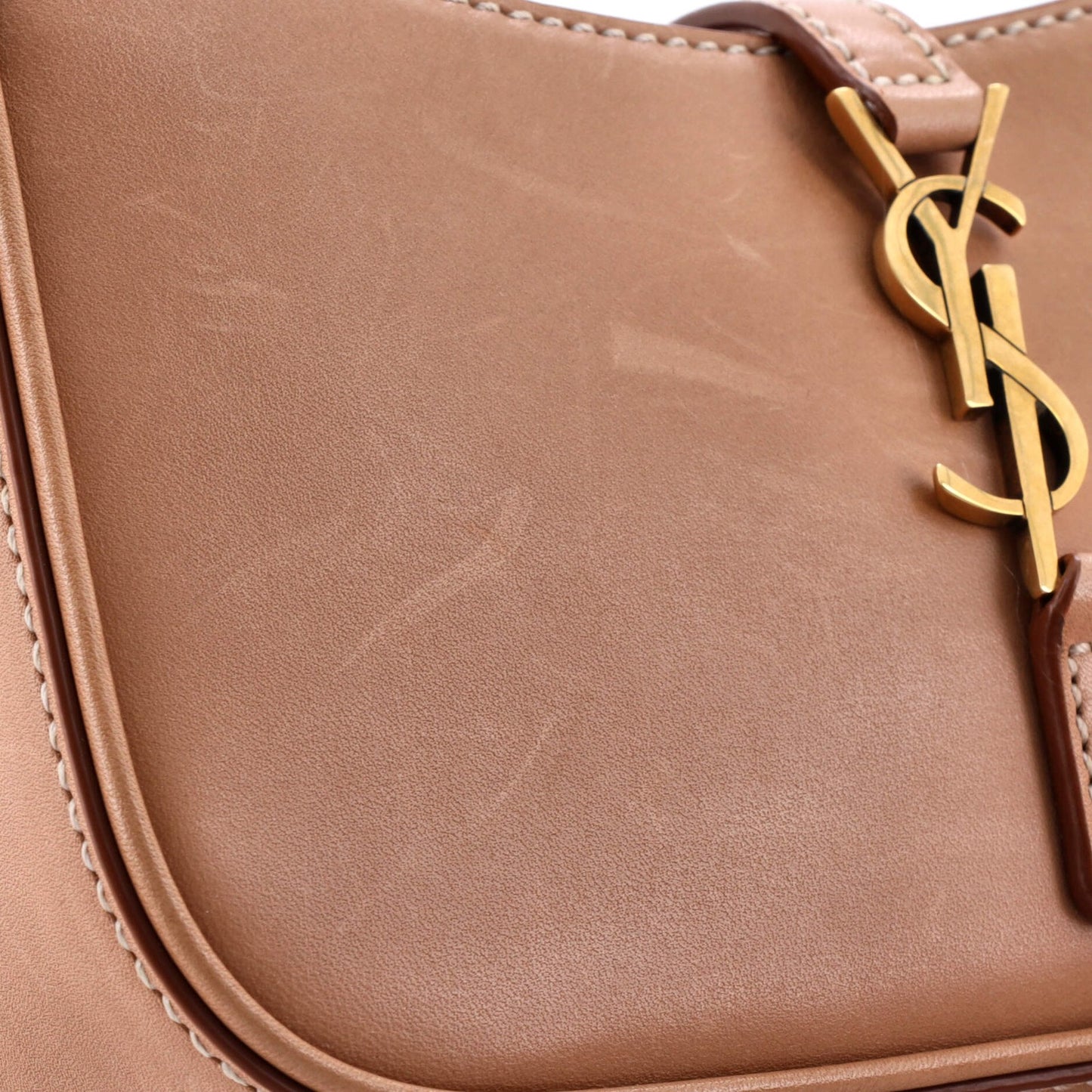 Saint Laurent Le 5 A 7 Hobo Leather Mini