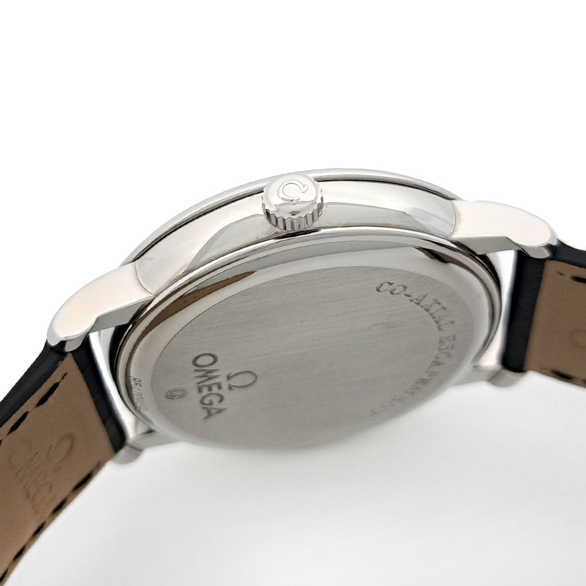 Omega Deville Prestige Coaxial 4813.30.01 White Men'S Used Watch #71014
