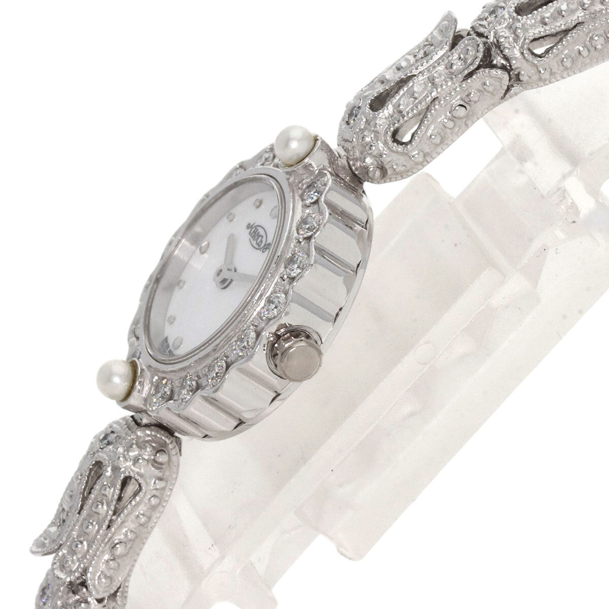 Select Watch Heiwado Round Face Diamond Watches 1L004.52 Platinum Pt950/Pt95...