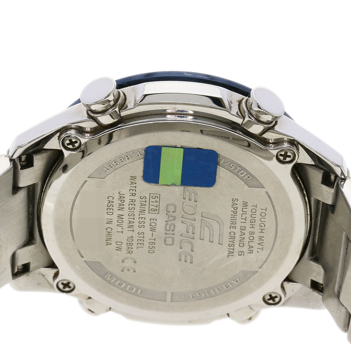 Casio Edifice Watches Eqw-T650Db2Ajf Stainless Steel/Stainless Steel Mens