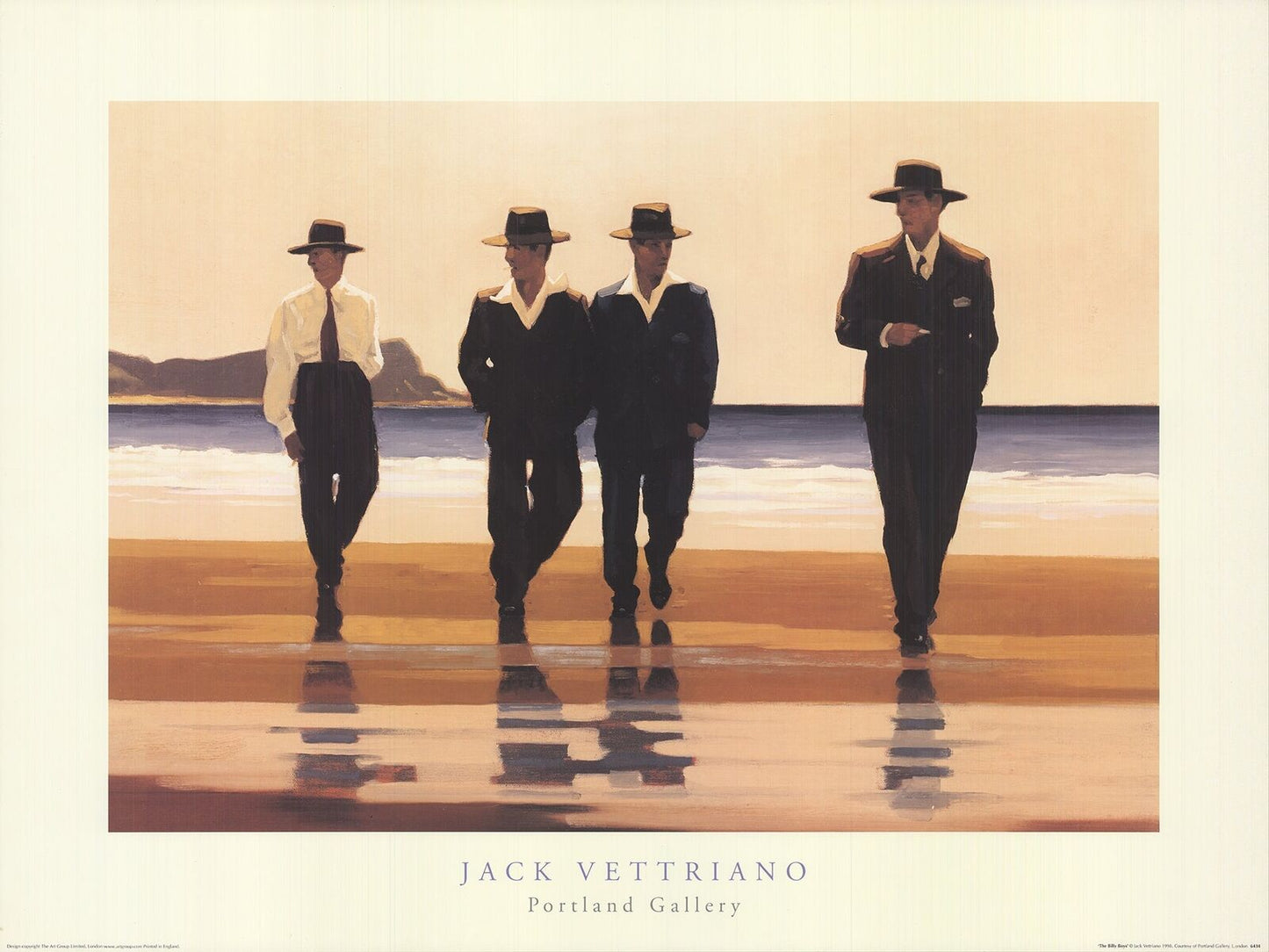Jack Vettriano The Billy Boys " Offset Lithograph Realism Brow
