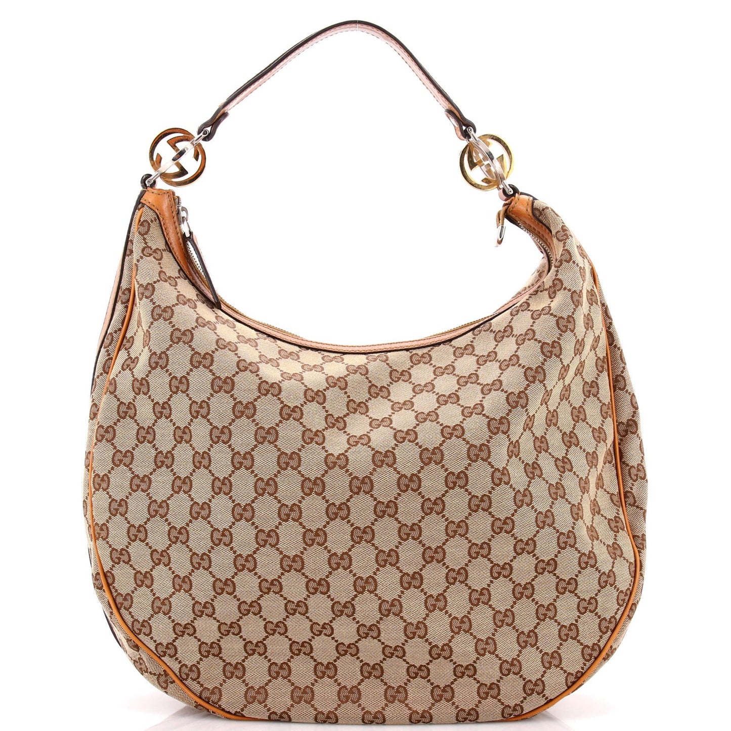 Gucci Twins Hobo Gg Canvas Large