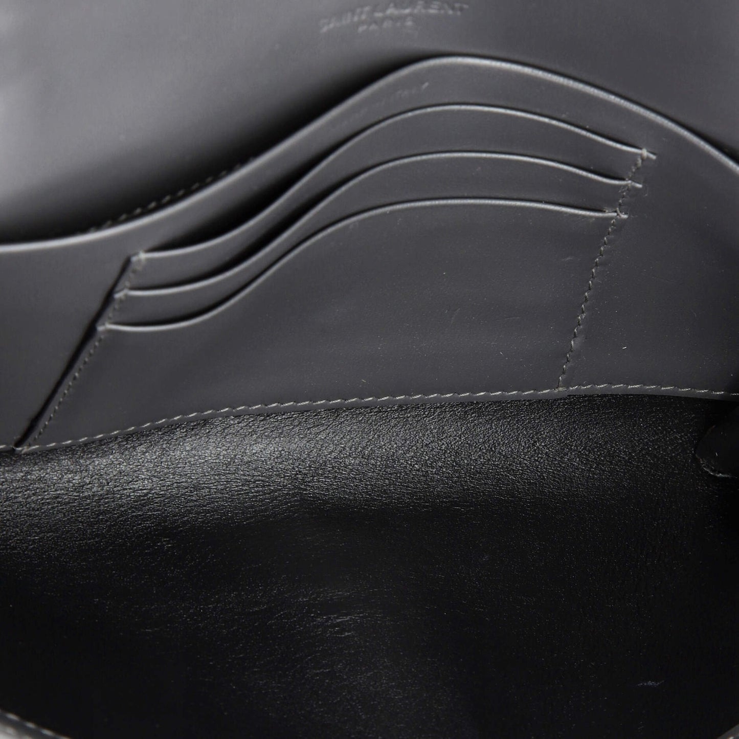 Saint Laurent Paris Chain Wallet Leather Mini