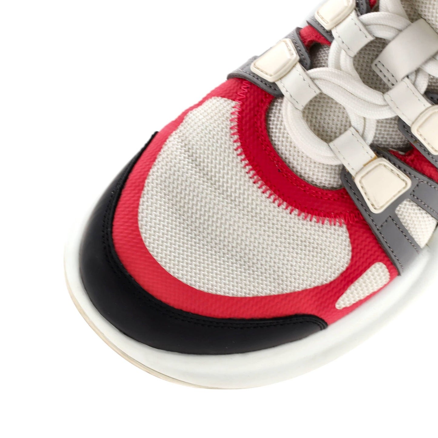 Leather Louis Vuitton Women's LV Archlight Sneakers Fabric and