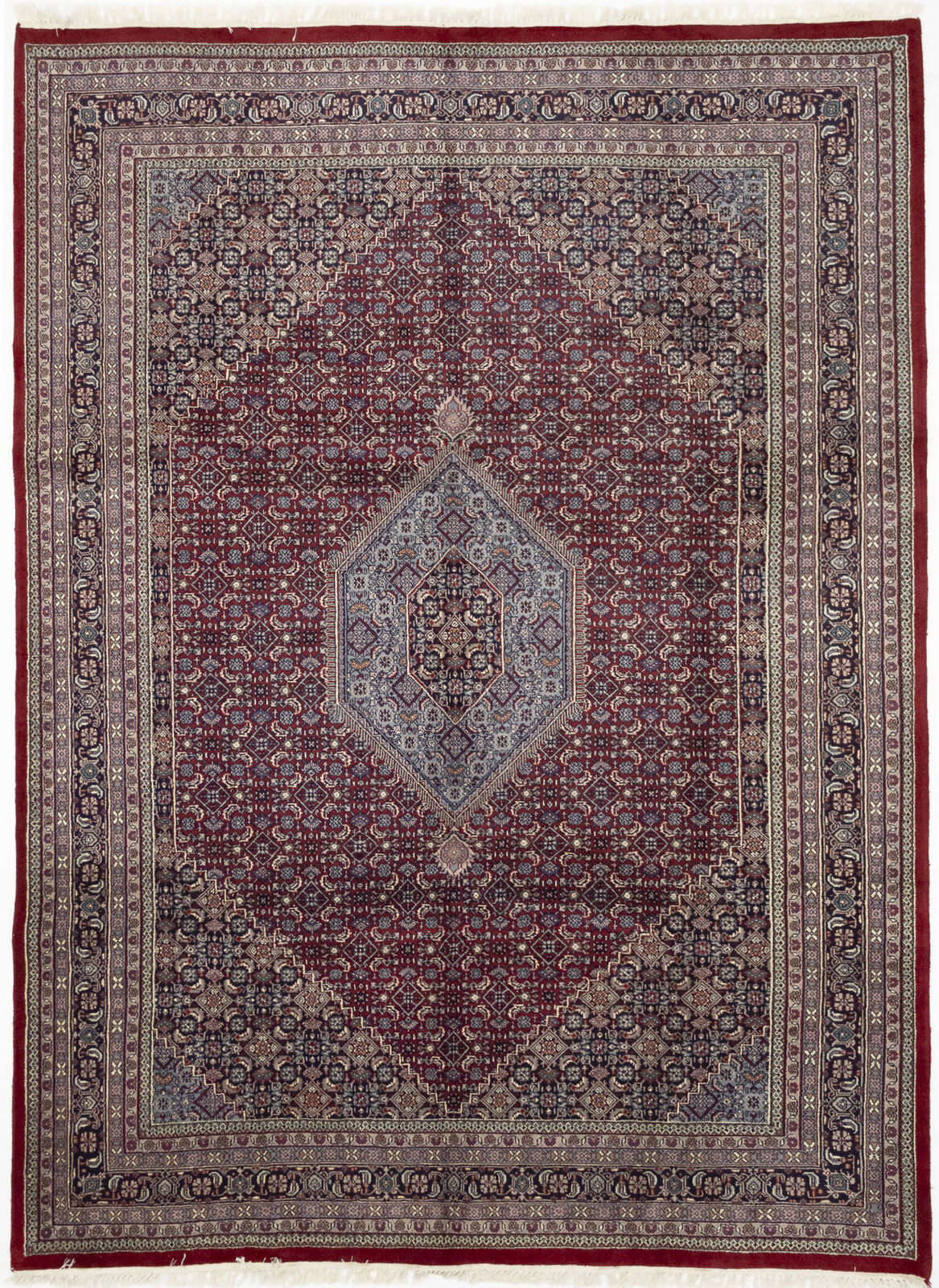 Floral Tribal Indo-Bidjar Oriental Wool Rug