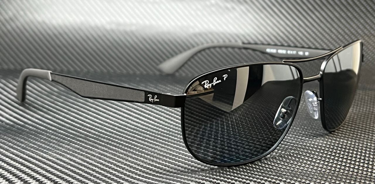 Ray Ban Rb3528 006 82 Matte Black Grey Polarized