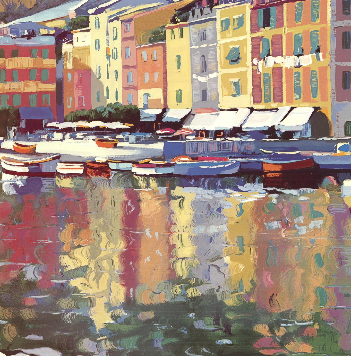 Howard Behrens Memories Of Italy " Offset Lithograph Contemporary