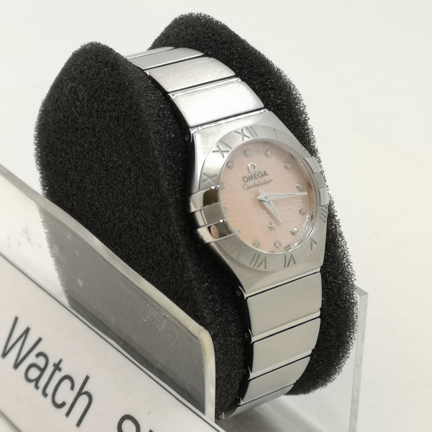 Omega Constellation 123.10.24.60.57.002 Pink Diamond Women'S Watch New In Box