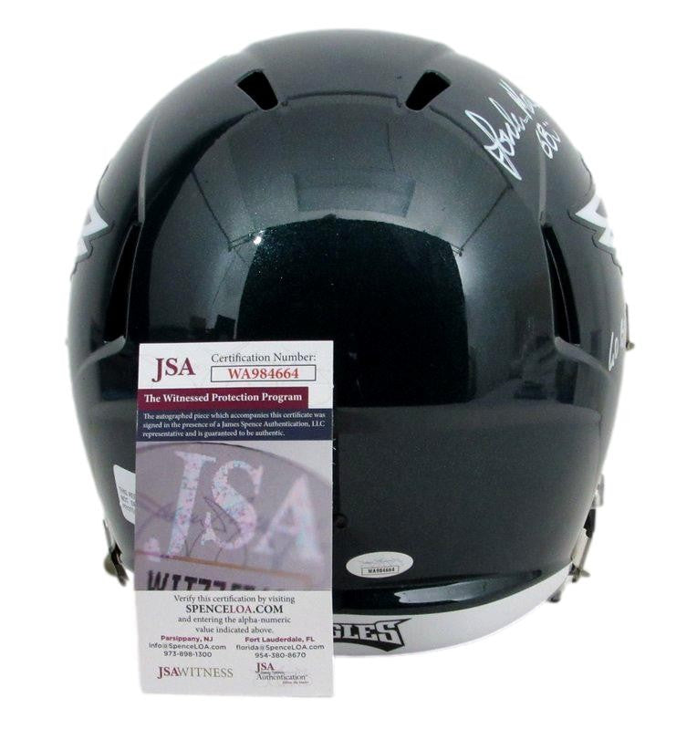 Jordan Mailata Signed/Inscr Full Size Speed Authentic Helmet Eagles JSA 183389