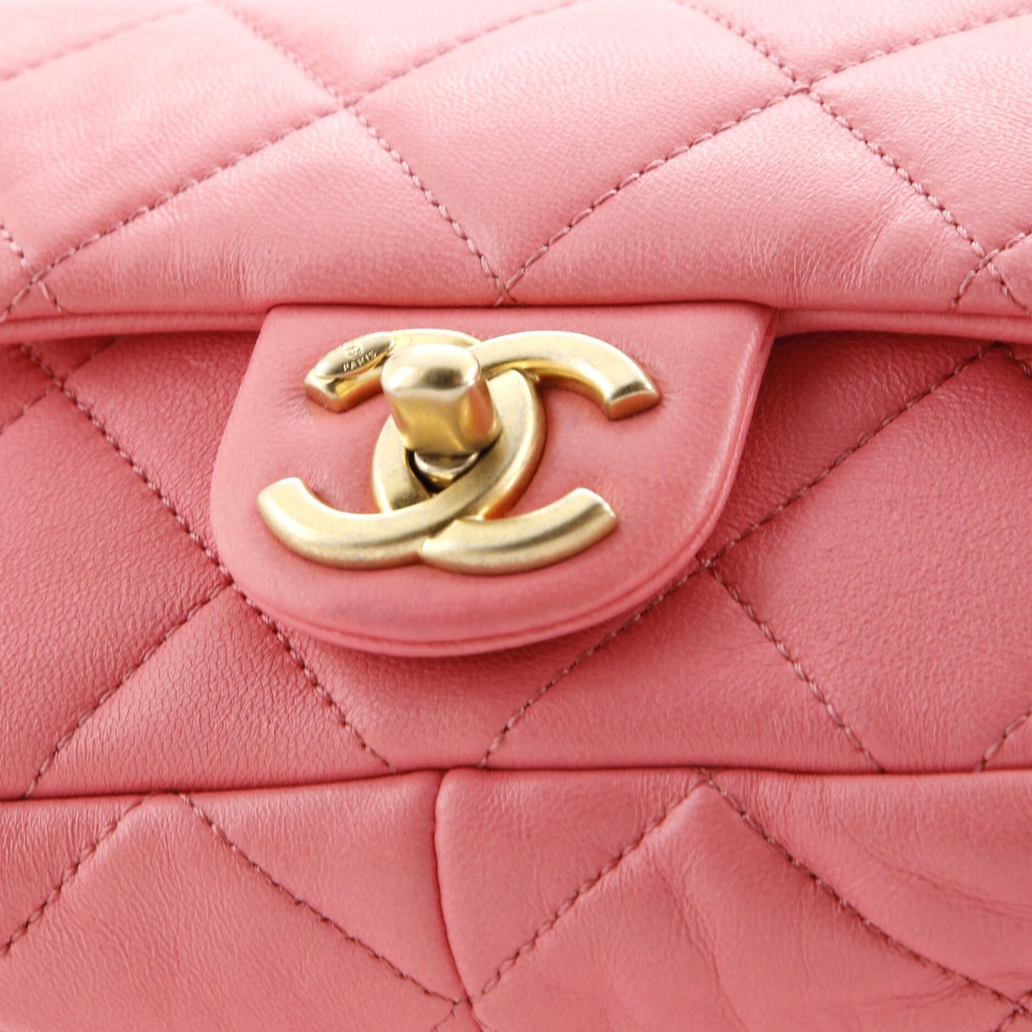 Chanel Funky Town Flap Bag Quilted Lambskin Mini
