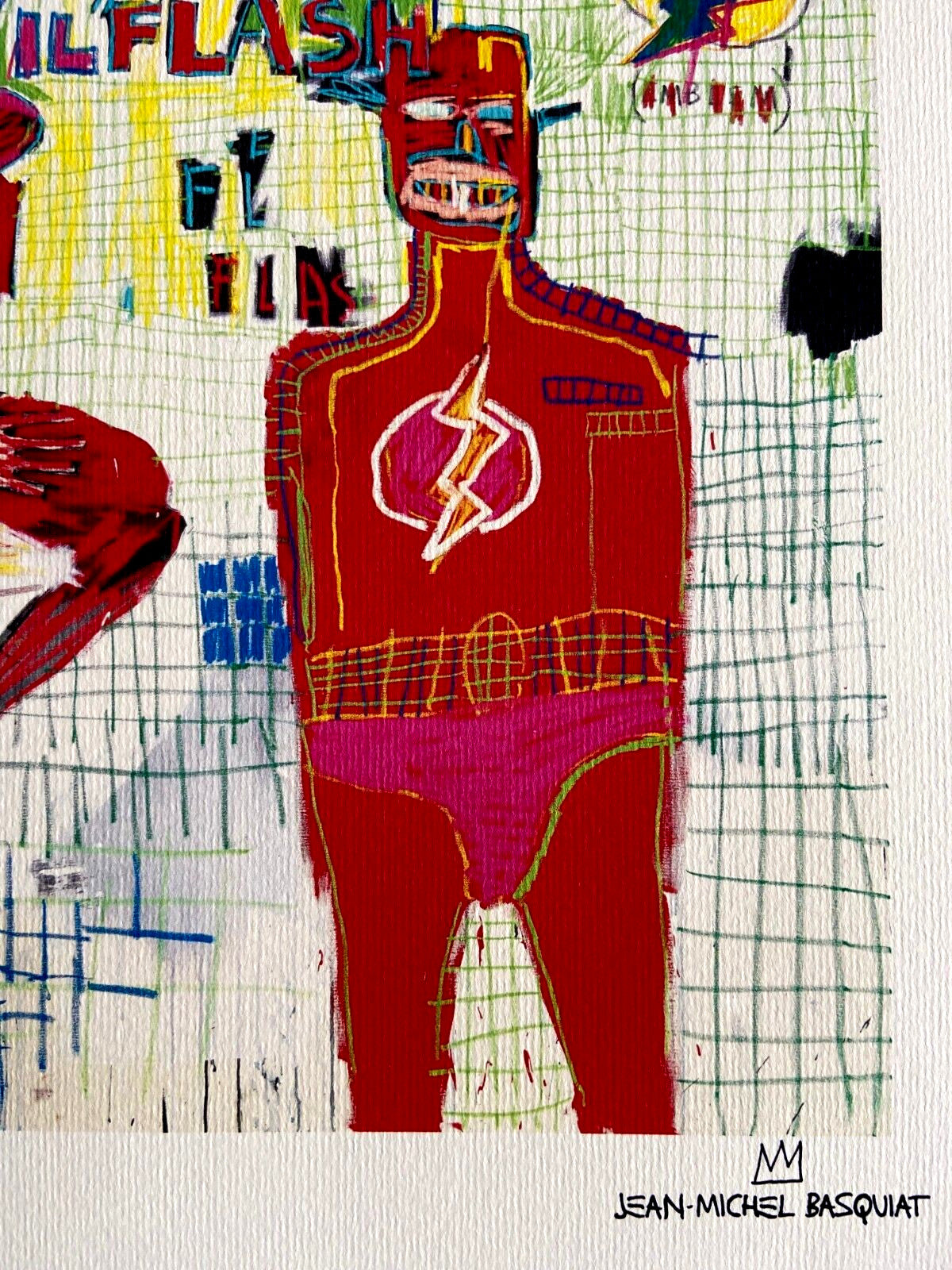 Jean-Michel-Basquiat Lithograph Coa Signed &