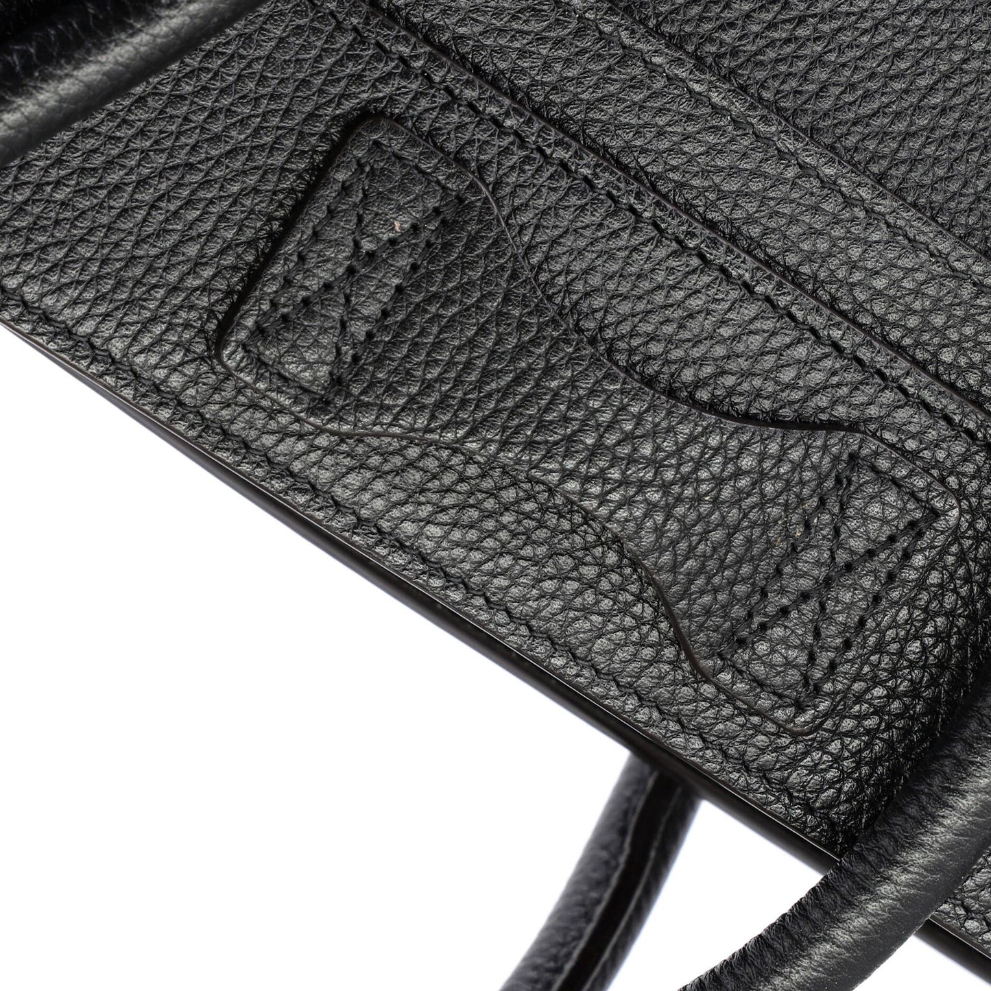 Celine Luggage Bag Grainy Leather Micro