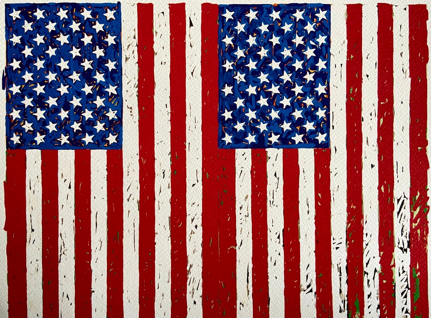 Jasper Johns Lithograph Coa Signed Op Numbered In