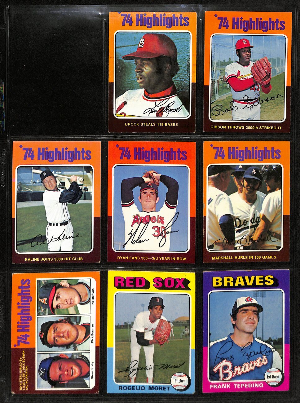 1975 Topps Baseball Card Complete Set (1-660)