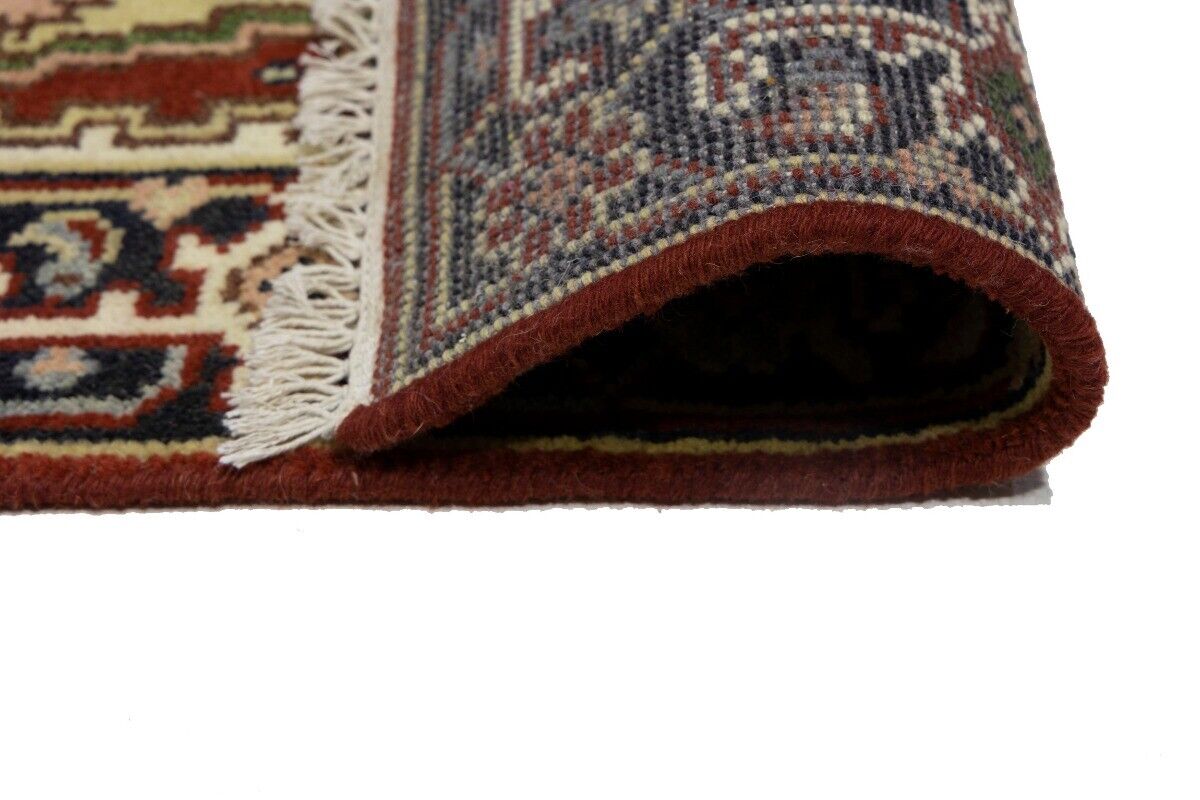 Geometric Heriz Serapi Oriental Rug Farmho Foyer