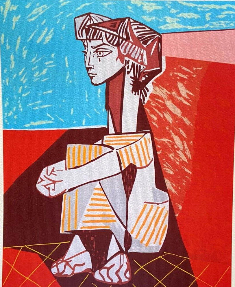 Pablo Picasso Lithograph Coa Signed Numbered By