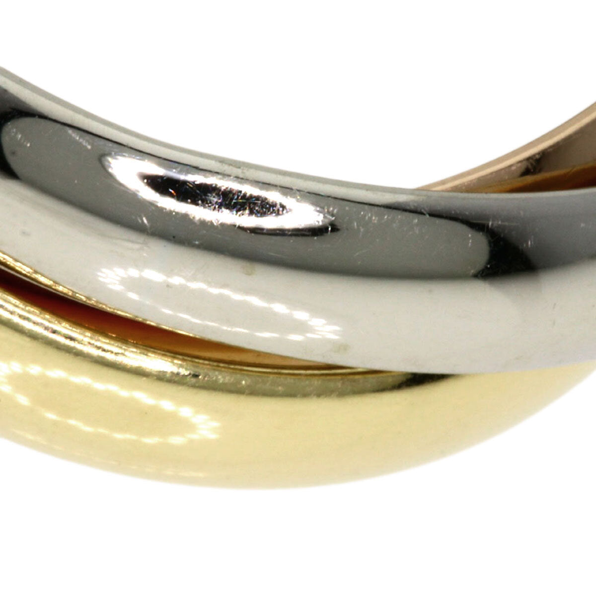 Cartier Ring Trinity #50 K18 Yellow Gold K18