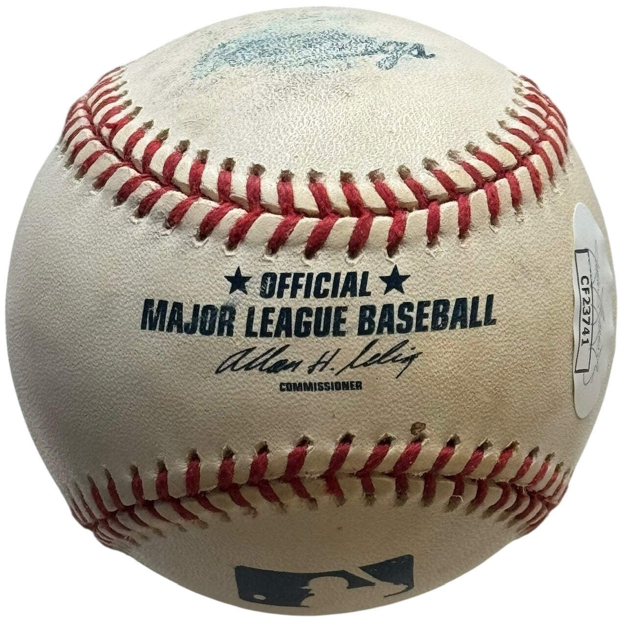 Fred Mcgriff Autographed Game Used Official Major League Baseball (Jsa)