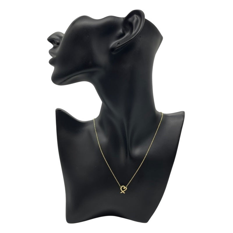 Tiffany & Co. Loving Heart Mini Necklace Yellow Gold K18Yg