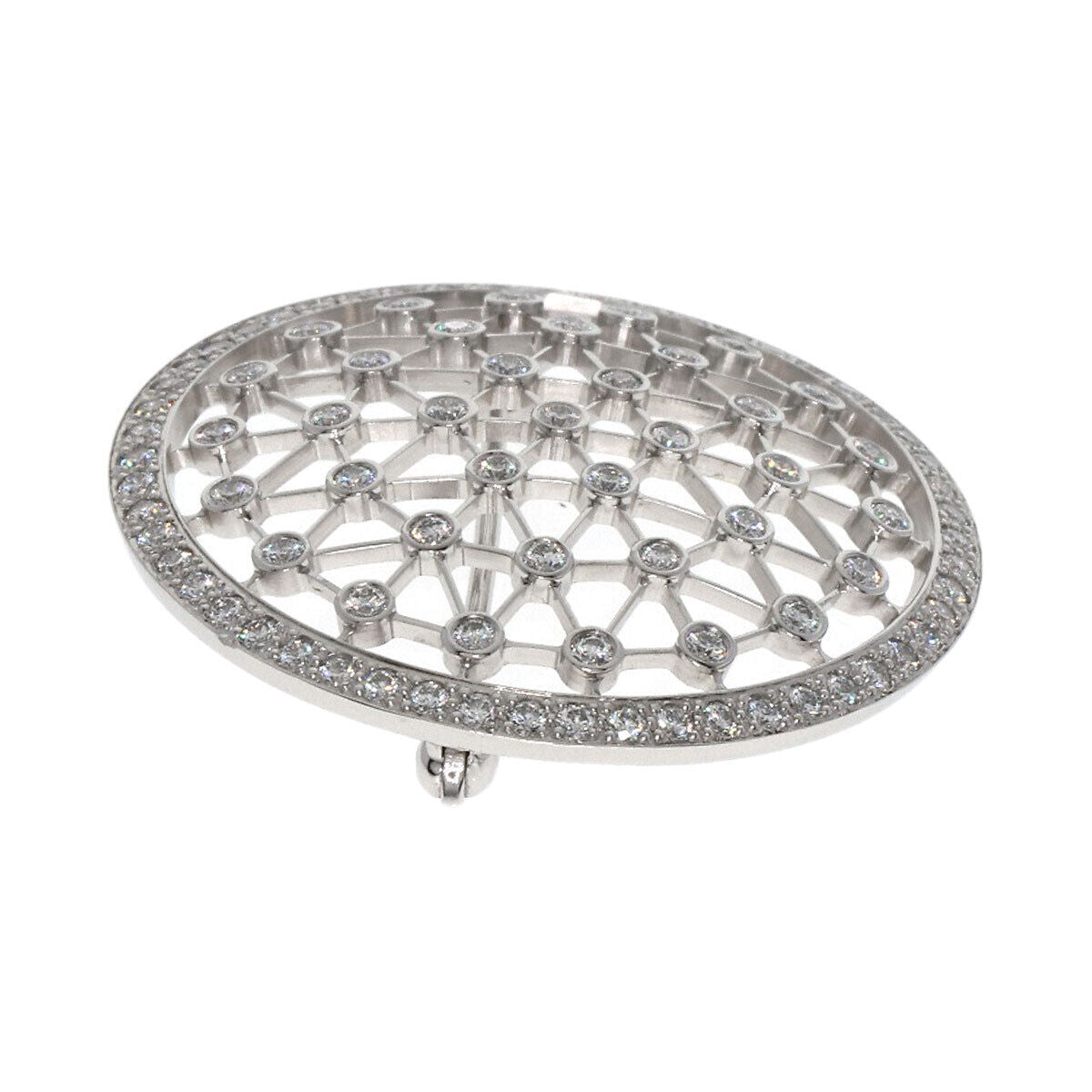 Tiffany&Co. Brooch Voir Diamond Platinum Pt950
