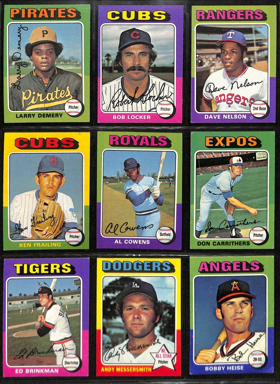 1975 Topps Baseball Card Complete Set (1-660)