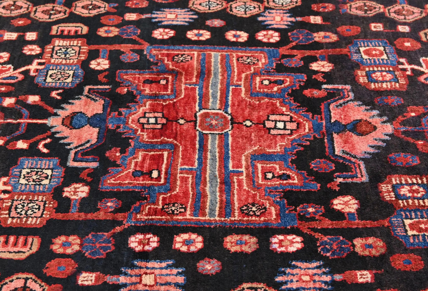 Handmade Tribal Geometric 5X8 Ft Vintage Oriental