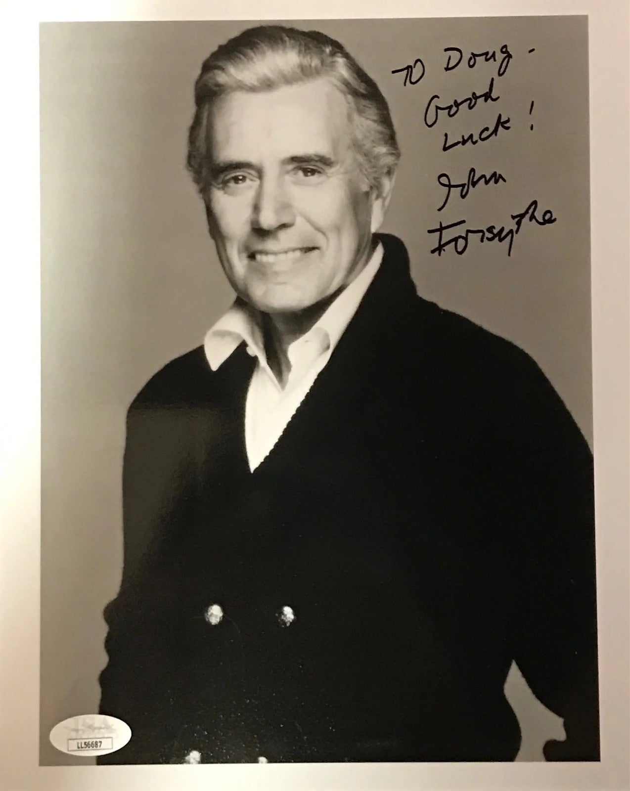 John Forsythe Autographed 8X10 Photo (Jsa)