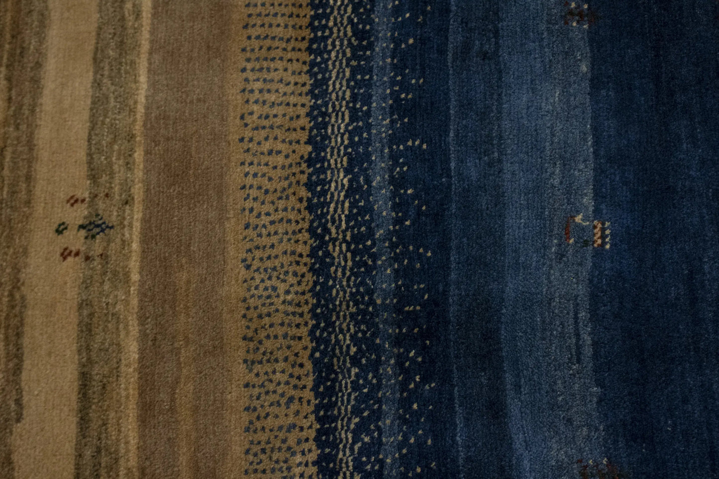 Multicolor Plush Modern Tribal Gabbeh Area Rug