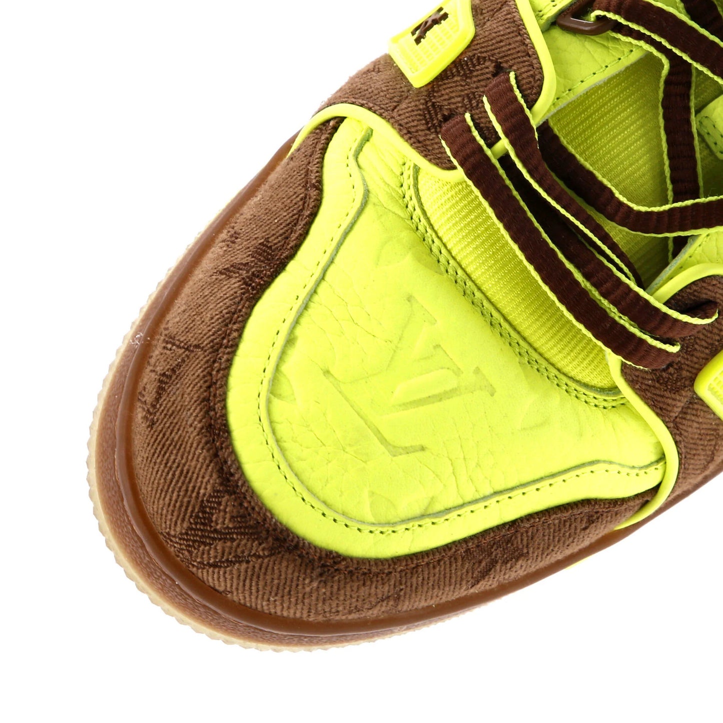 Louis Vuitton Men'S Lv Trainer Sneakers Monogram Empreinte Leather And Monogram