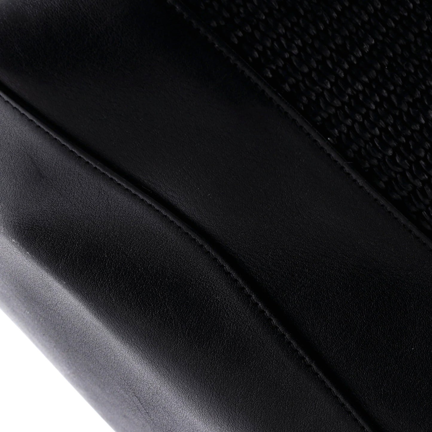 Saint Laurent Rive Gauche Shopper Tote Raffia Large