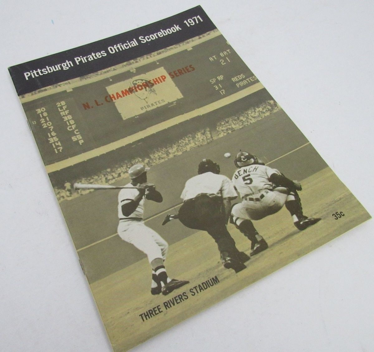 1971 Pittsburgh Pirates Official Baseball Program
