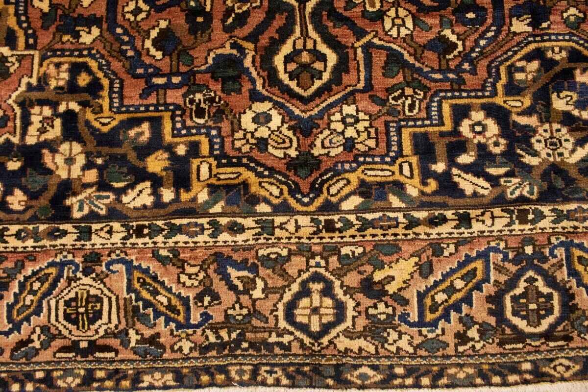 Handmade Antique Oriental Rug Floral Pattern