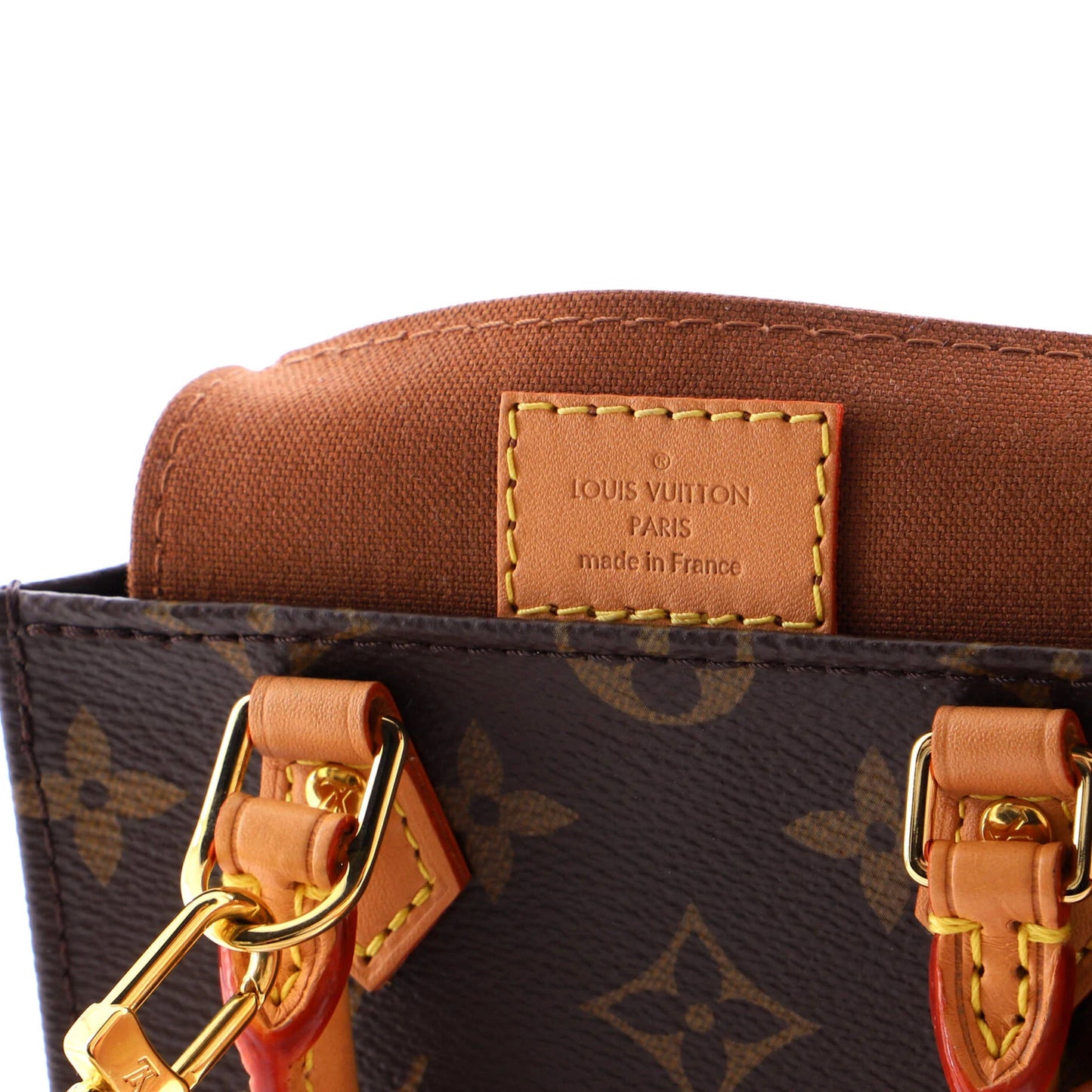 Louis Vuitton Petit Sac Plat Bag Monogram Canvas