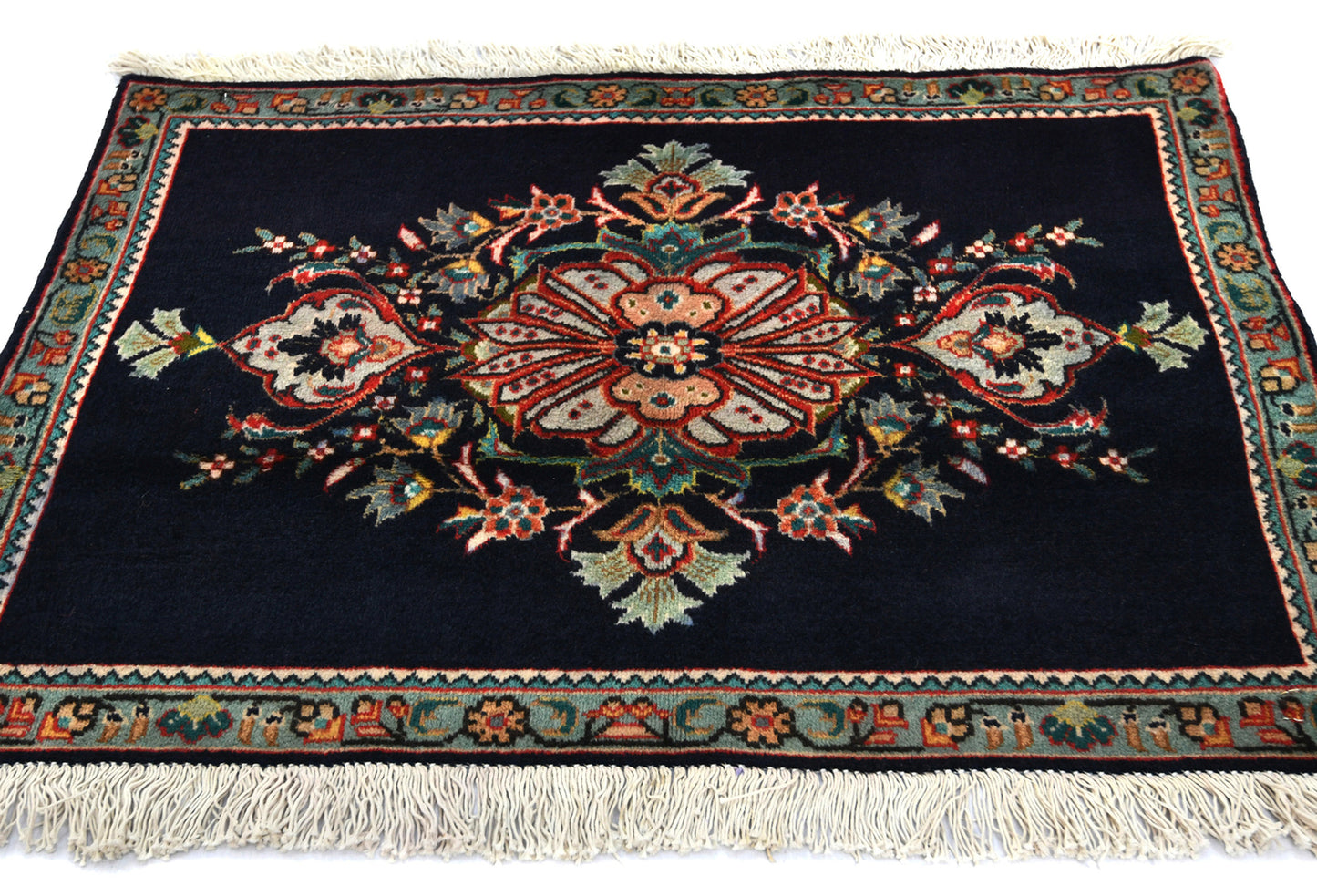 2X3 Ft Small Classic Floral Oriental Rug Entryway