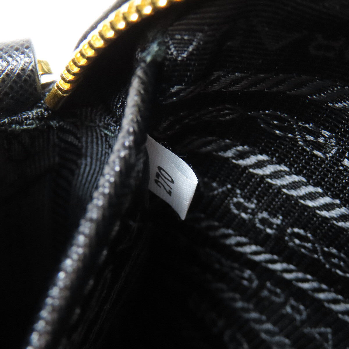 Prada 1Bh036 Shoulder Bag Logo Safiano