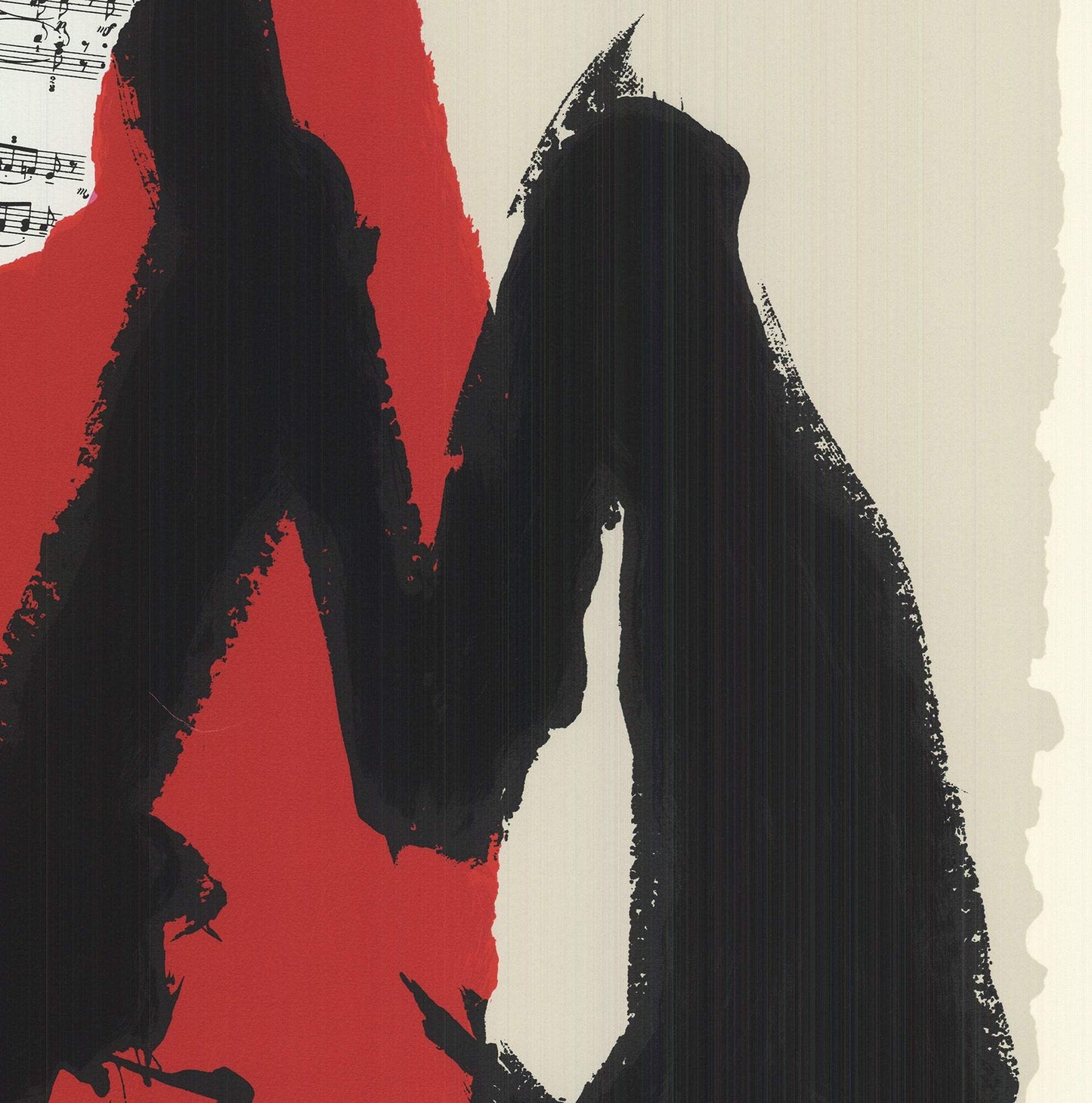 Robert Motherwell Mostly Mozart Festival Signed " Serigraph Con