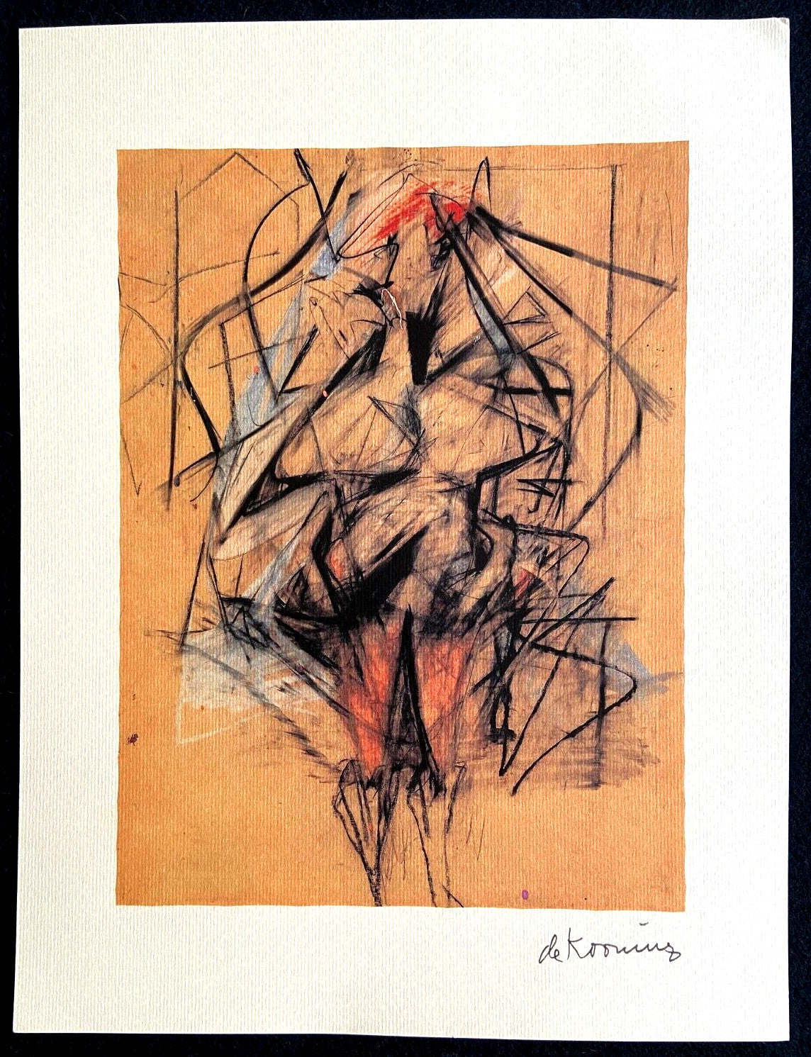 Willem De Kooning Lithograph Guggenheim Museum