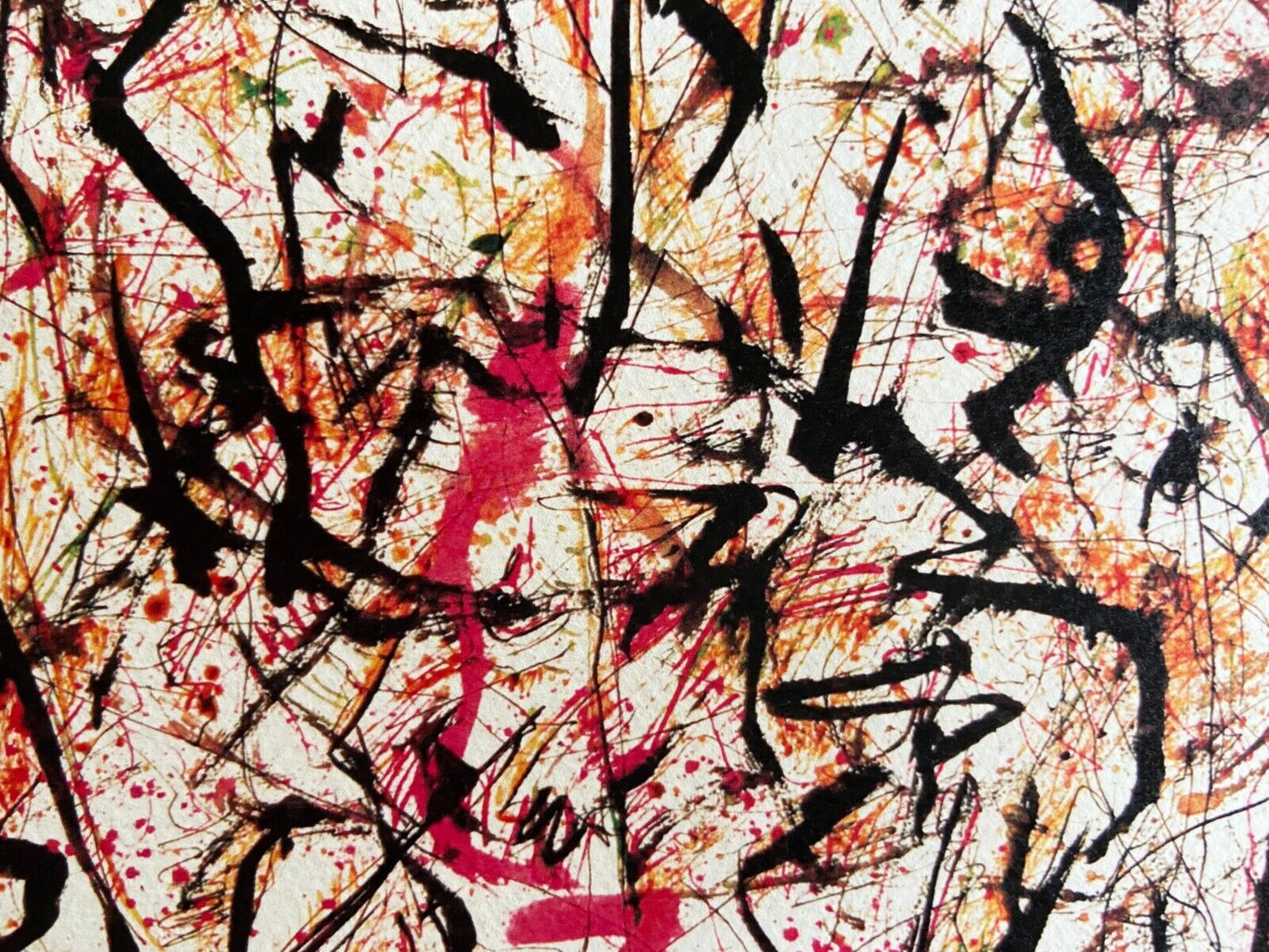 Jackson Pollock Lithograph Guggenheim Museum Coa
