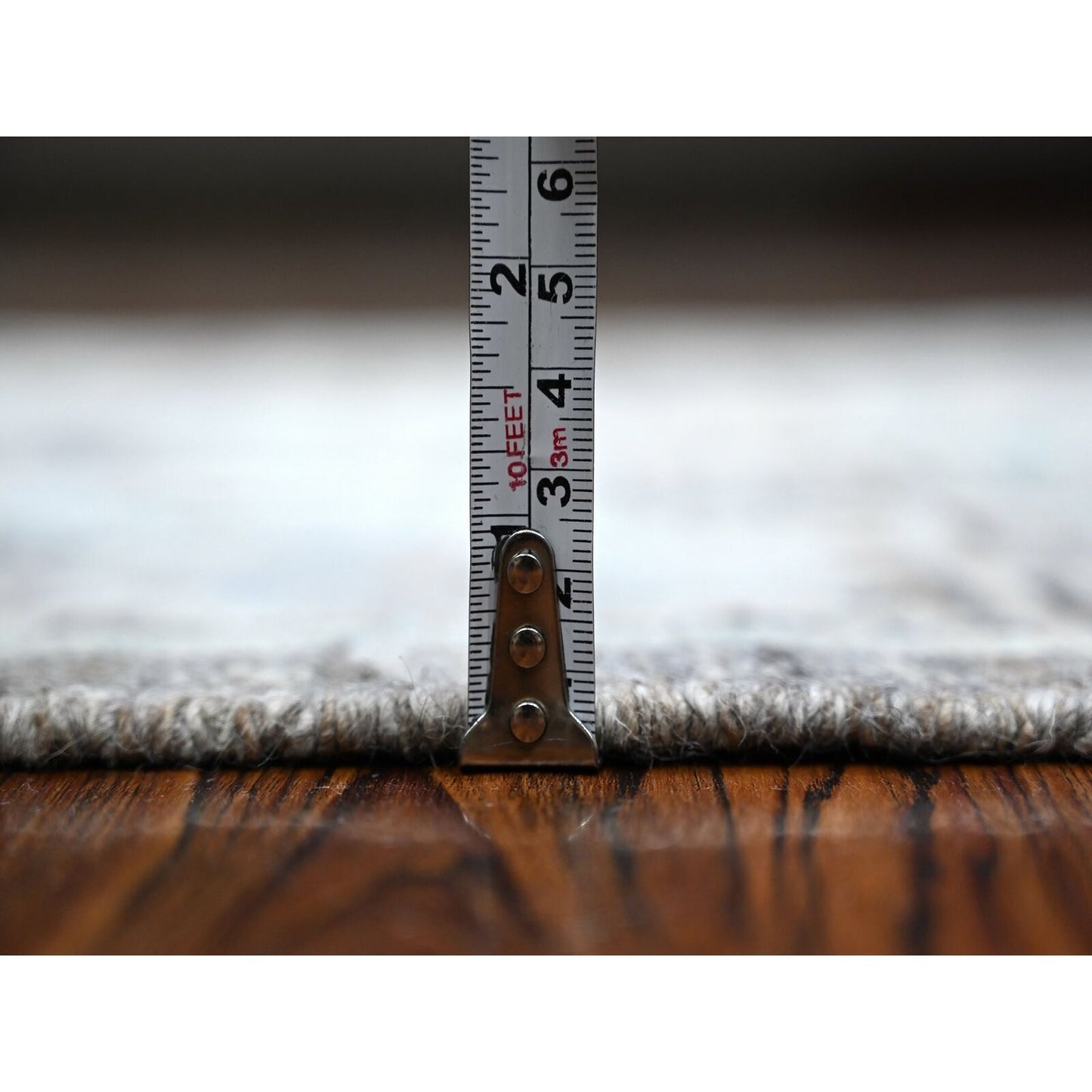 2'9"X8' Dark Silver Gray Afghan Angora Oushak Runner Oriental Rug