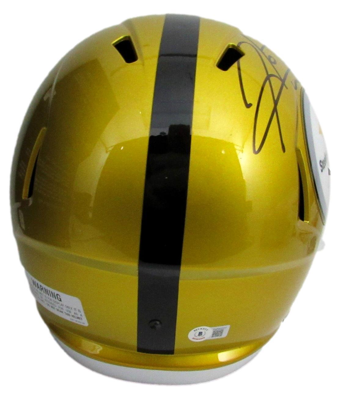Hines Ward Autographed/Inscr Full Size Flash