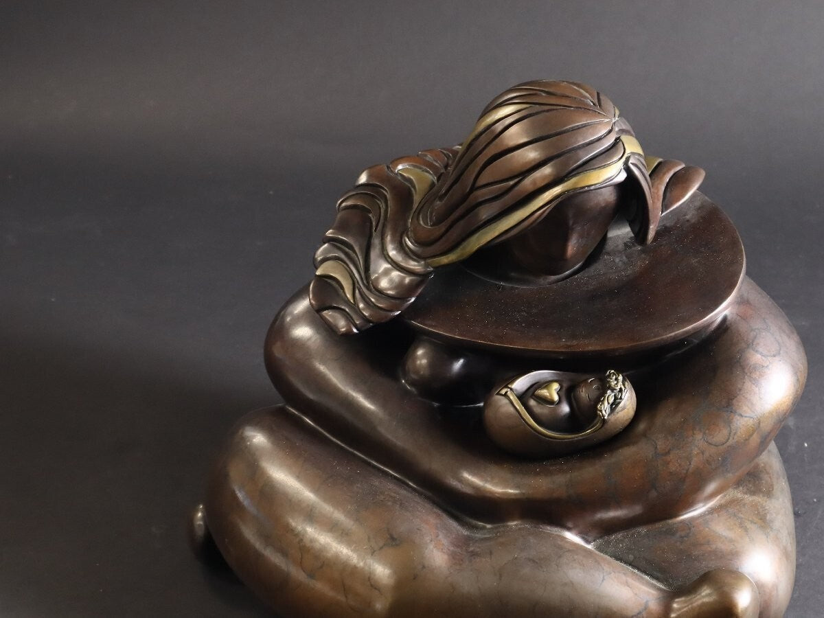 Andrea J Smith "Mother And Child" Bronze